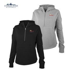 CR Ladies' Willow Scallop Hem Hoodie. 5527 