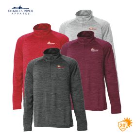 CR Men's Space Dye Performance Pullover. 9763 - DF/LC