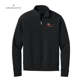 Mercer+Mettle Men's Linear Texture 1/4-Zip. MM3040
