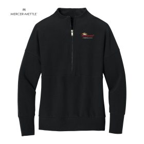 Mercer+Mettle Ladies' Linear Texture 1/4-Zip. MM3041