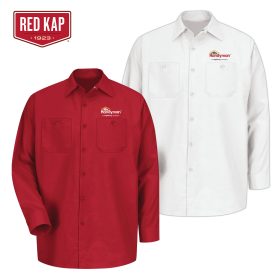 Red Kap&reg; Long Sleeve Work Shirt.  SP14