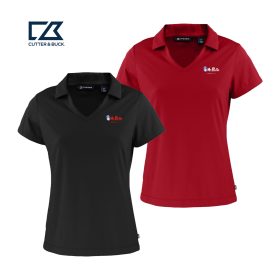 Cutter & Buck -  Eco Recycled Ladies' V-neck Polo. LCK00166 - DF/LC