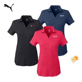 Puma Golf Ladies' Cloudspun Free V-Neck Polo. 597695