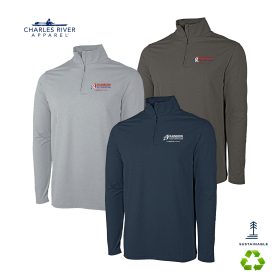 Charles River Men's Eco-Logic 1/4 Zip Pullover. 9468 - DF/LC