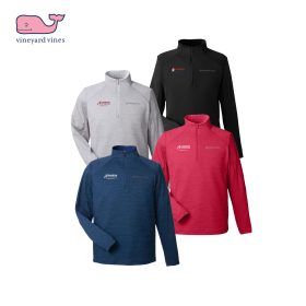 Vineyard Vines Men's Sankaty Quarter-Zip Pullover. K002709 - EMB/RC