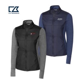 Cutter & Buck - Quilted Ladies' Full Zip Windbreaker Jacket. LCK00042