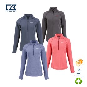 C&B Peshastin Fleece Recycled Ladies' Half Zip Pullover. LCK00182