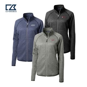 Cutter & Buck Mainsail Sweater-Knit Womens Full Zip Jacket. LCO00059