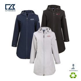 Cutter & Buck Camano Everyday Stretch Recycled Womens Water Resistant Jacket. LCO00077