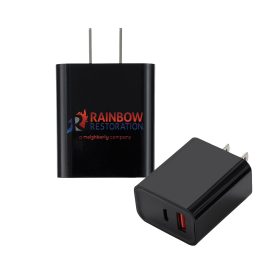 Leeman&reg; 20W Dual Wall Adapter. LG262 