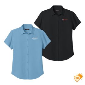 Ladies' Short Sleeve UV Dock Side Shirt. LW963