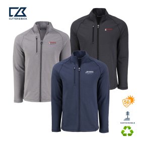 C&B Peshastin Fleece Recycled Mens Full Zip Jacket. MCK01326