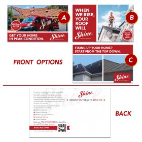 8.5"x 5.5" Roof Cleaning Postcard
