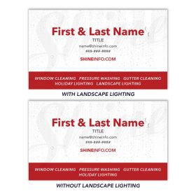  Plain Front - 2-Sided Business Cards