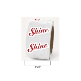 3”x1.5" Custom Cut Vinyl Sticker (Minimum Order of 250)