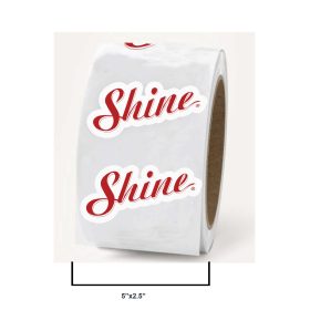 5”x2.5" Custom Cut Vinyl Sticker (Minimum Order of 250)