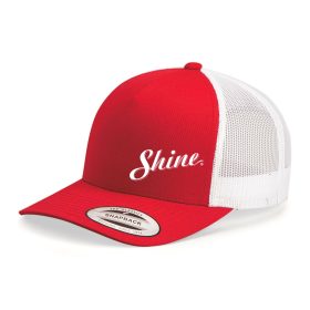 Red/White Casual Retro Trucker Cap. 6506