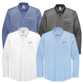 Brooks Brothers® Men's Wrinkle-Free Stretch Pinpoint Shirt. BB18000