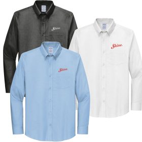 Brooks Brothers&reg; Wrinkle-Free Stretch Nailhead Shirt. BB18002