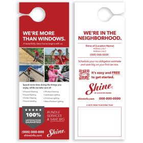 Door Hangers 4.5 X 11 - More Than Windows