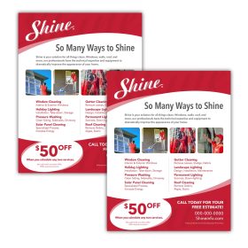 All Service - Flyer 8.5" X 11  (Lots of 25)