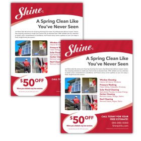 Spring Cleaning - Flyer 8.5" X 11  (Lots of 25)