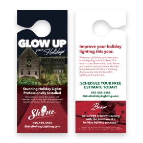 Glow Up General - 4.5" X 11" Door Hangers