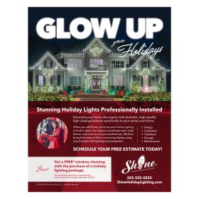 Glow Up General - Flyer 8.5" X 11  (Lots of 25)