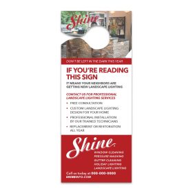 Door Hangers 3.5 X 8.5 - If You're Reading This Sign