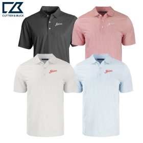 C&B -Eco Print Stretch Recycled Men's Polo. MCK01284 - DF/LC