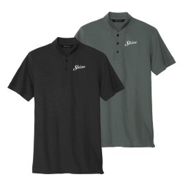Mercer+Mettle&trade; Men's Stretch Pique Henley. MM1008