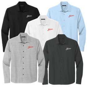 Mercer+Mettle&trade; Men's Long Sleeve Stretch Woven Shirt. MM2000