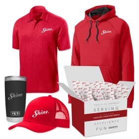 Shine Giftbox Set w/ Polo shirts