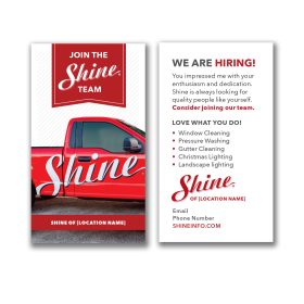 Recruiting Business Cards - Option 2
