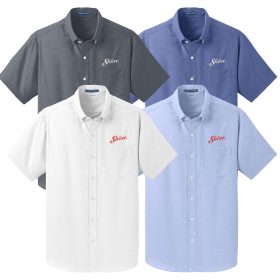 Men's Short Sleeve Oxford Shirt. S659