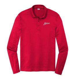 Sport-Tek Posi-UV Pro Long Sleeve Polo. ST520LS - DF/LC