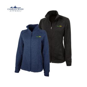 CR Ladies' Heathered Fleece Jacket. 5493