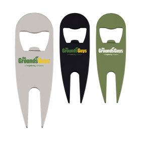 Aluminum Divot Tool with Bottle Opener (LOTS OF 24). 7270