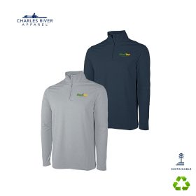 Charles River Men's Eco-Logic 1/4 Zip Pullover. 9468 - DF/LC
