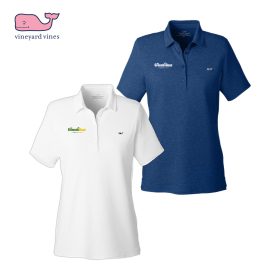 Vineyard Vines Ladies' Edgartown Pique Polo. G001189 - EMB/RC