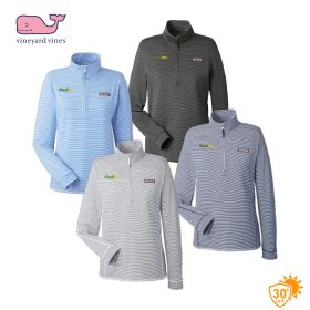 Vineyard Vines Ladies' Sankaty Half-Zip Pullover. K002521 - EMB/RC