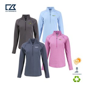 C&B Peshastin Fleece Recycled Ladies' Half Zip Pullover. LCK00182
