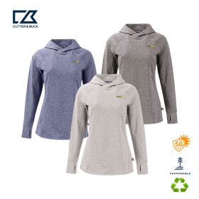 C&BAdapt Knit Recycled Ladies' Heathered Hooded Pullover. LCK00203 -DF/LC