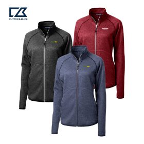Cutter & Buck Mainsail Sweater-Knit Womens Full Zip Jacket. LCO00059