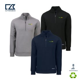 C & B Roam Recycled Quarter Zip Men's Pullover. MCK01308