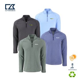 C&B Peshastin Fleece Recycled Men's Half Zip Pullover. MCK01325