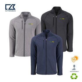 C&B Peshastin Fleece Recycled Mens Full Zip Jacket. MCK01326
