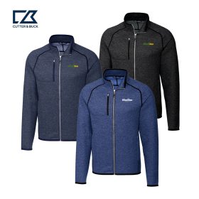 Cutter & Buck Mainsail Sweater-Knit Mens Full Zip Jacket. MCO00050