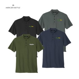MERCER+METTLE&trade; Men's Stretch Pique Henley. MM1008