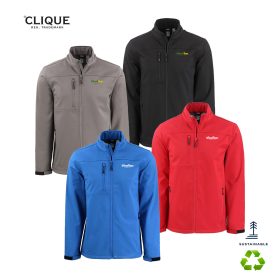 Clique Tempest Waterproof Full Zip Mens Softshell Jacket. MQO00078